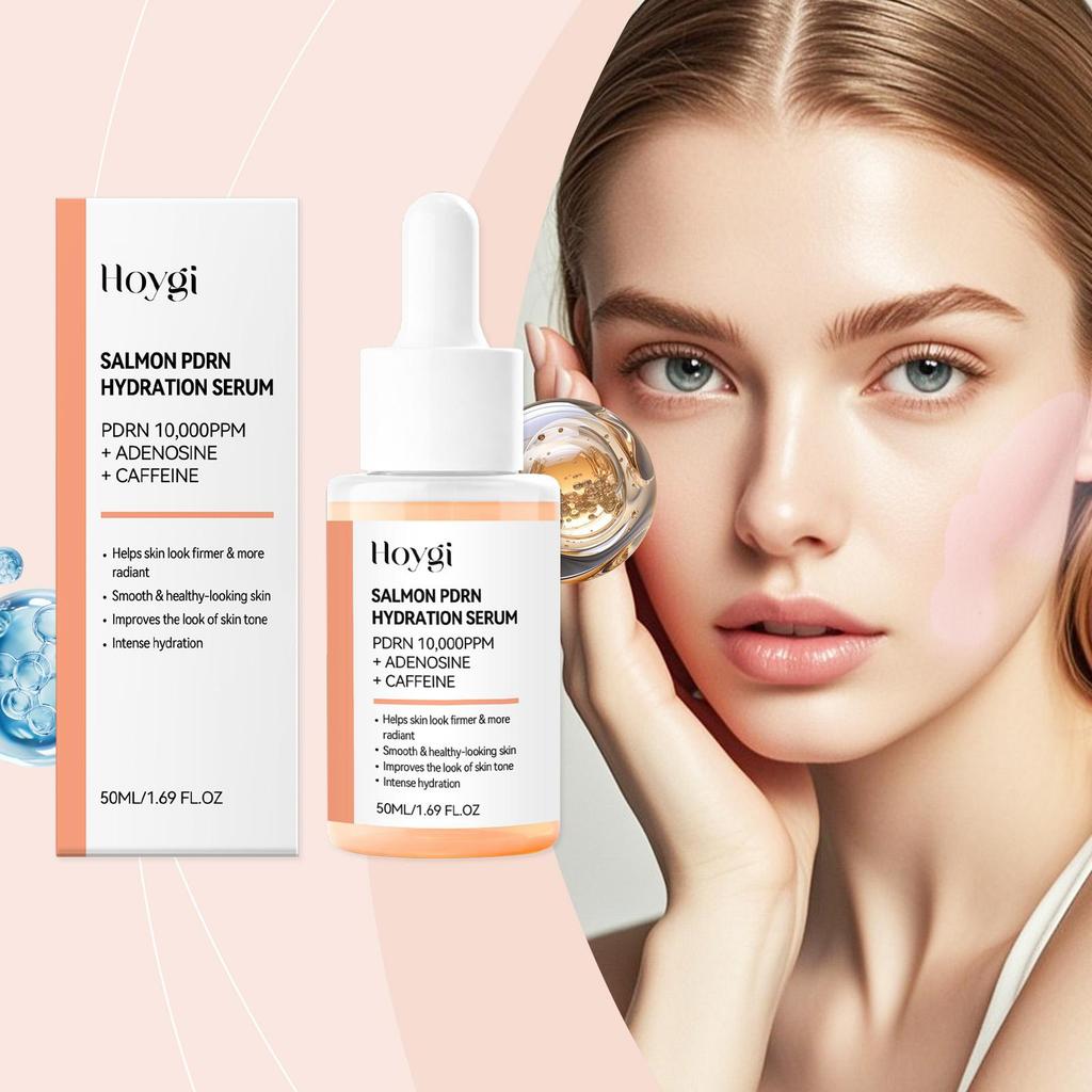 Salmon Facial Essence - Moisturizing & Brightening Face Serum - Hydrating & Soothing Formula for Clean