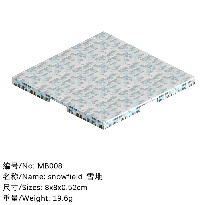 Pixel-Stil Mineral Magnet Welt Magnetische Bausteine Montage Ersatzteile Sensorisches Spielzeug für Kinder DIY Tierwürfel Grundplatte