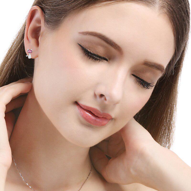 Tancise 925 Sterling Silber Zirkon Ohrringe Tropfen Ohrringe für Frauen Hochzeit Party Geschenke