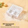2 In 1 Bird Hanging Bathtub Drawer Design Parrot Shower Box New Food Holder Box  Cage Use