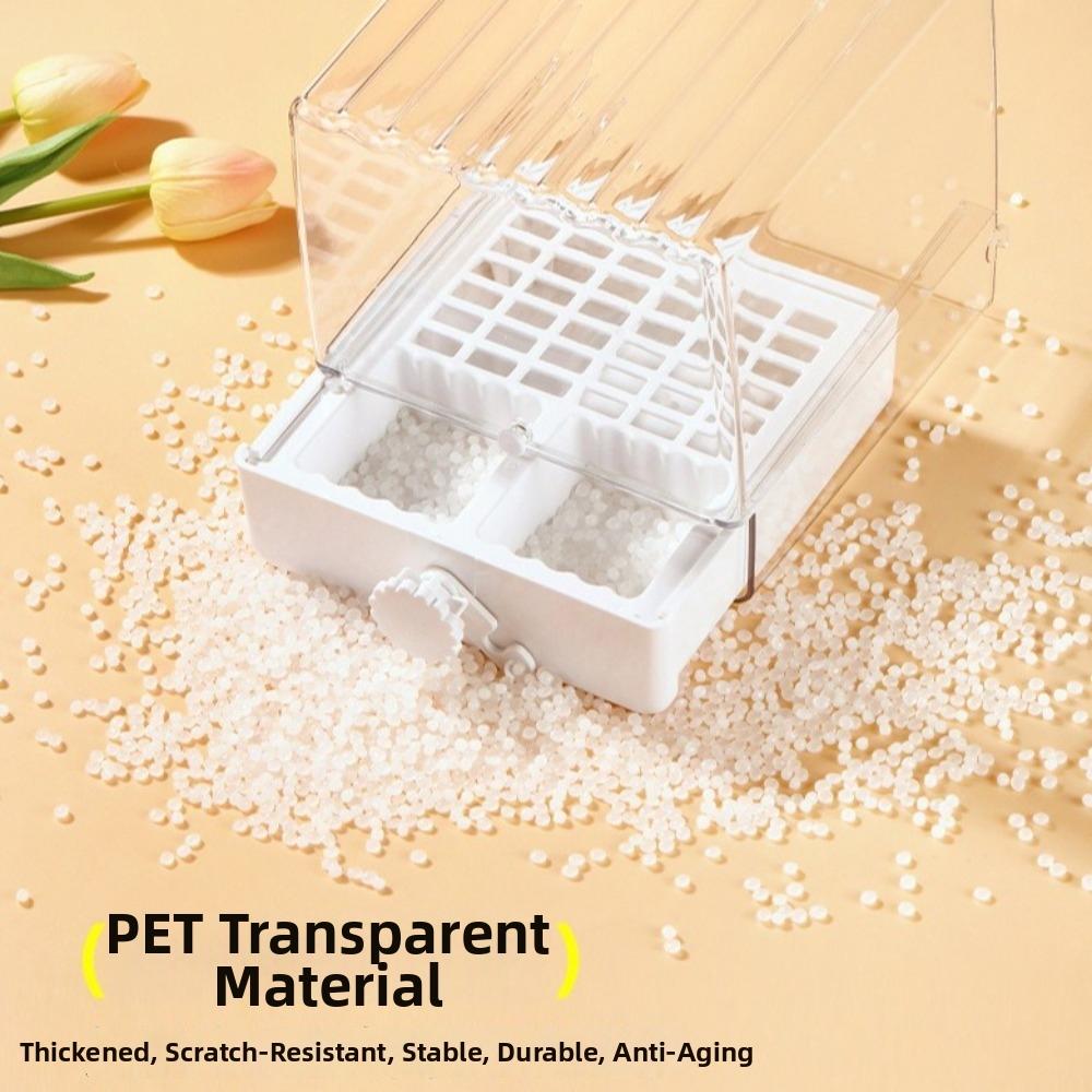 2 In 1 Bird Hanging Bathtub Drawer Design Parrot Shower Box New Food Holder Box Cage Use