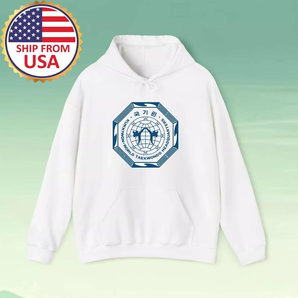 KUKKIWON Taekwondo Men#039;s White Size S to 3XL Unisex T-Shirt XL