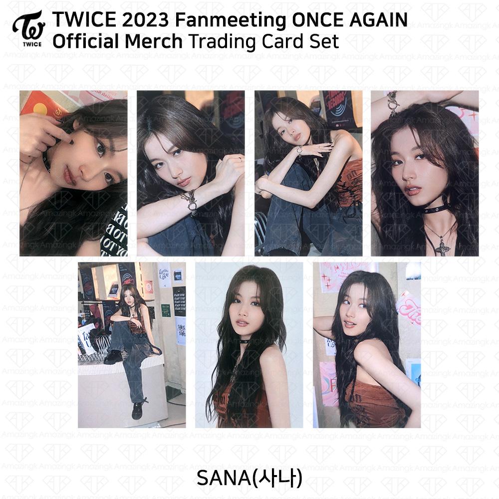 Twice 8. Jahrestag ONCE AGAIN Fanmeeting Pop-up MD Sammelkarte Fotokarte