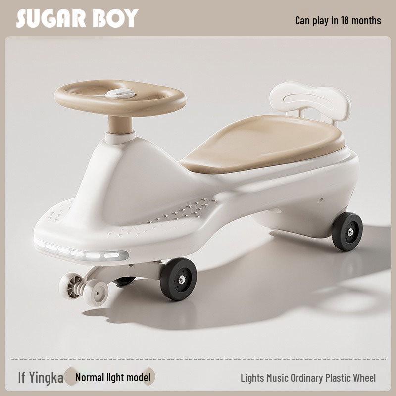 Kids' Twist Car: Anti-Rollover Ride-On Toy for Ages 1-6