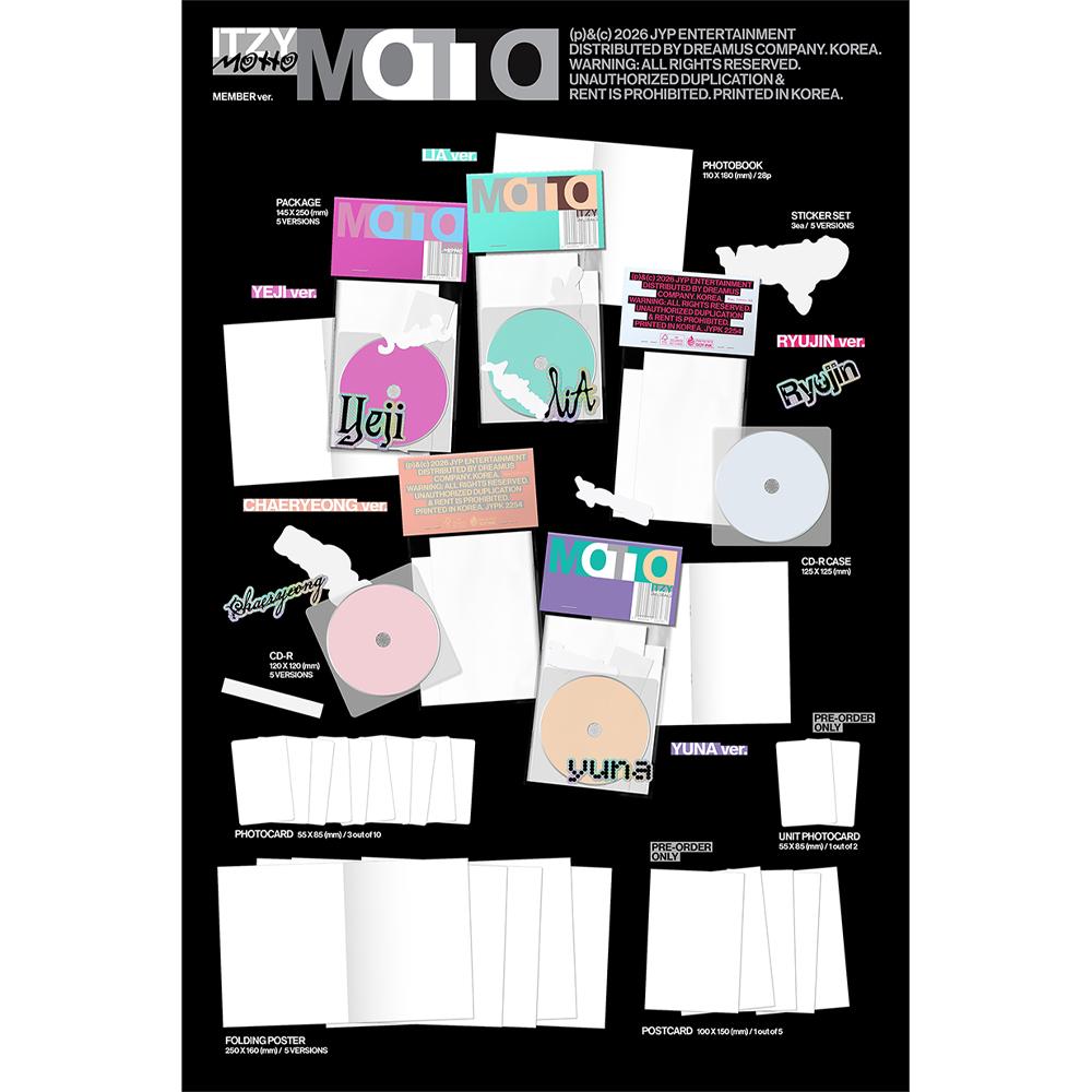 [Pre-order] ITZY - Motto (Member Ver.)