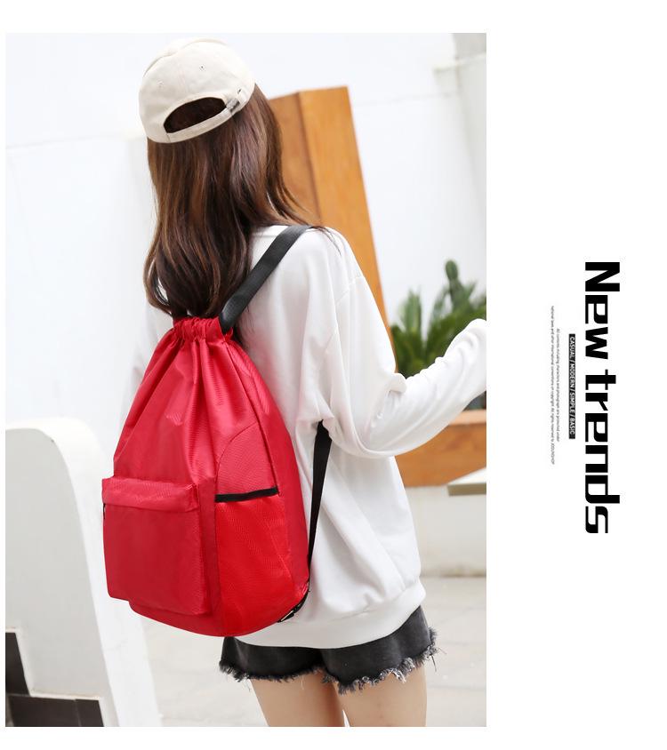 Drawstring Duffle Bag: Wet & Dry Separation, Travel, Sports, Basketball Backpack, Custom Logo Print