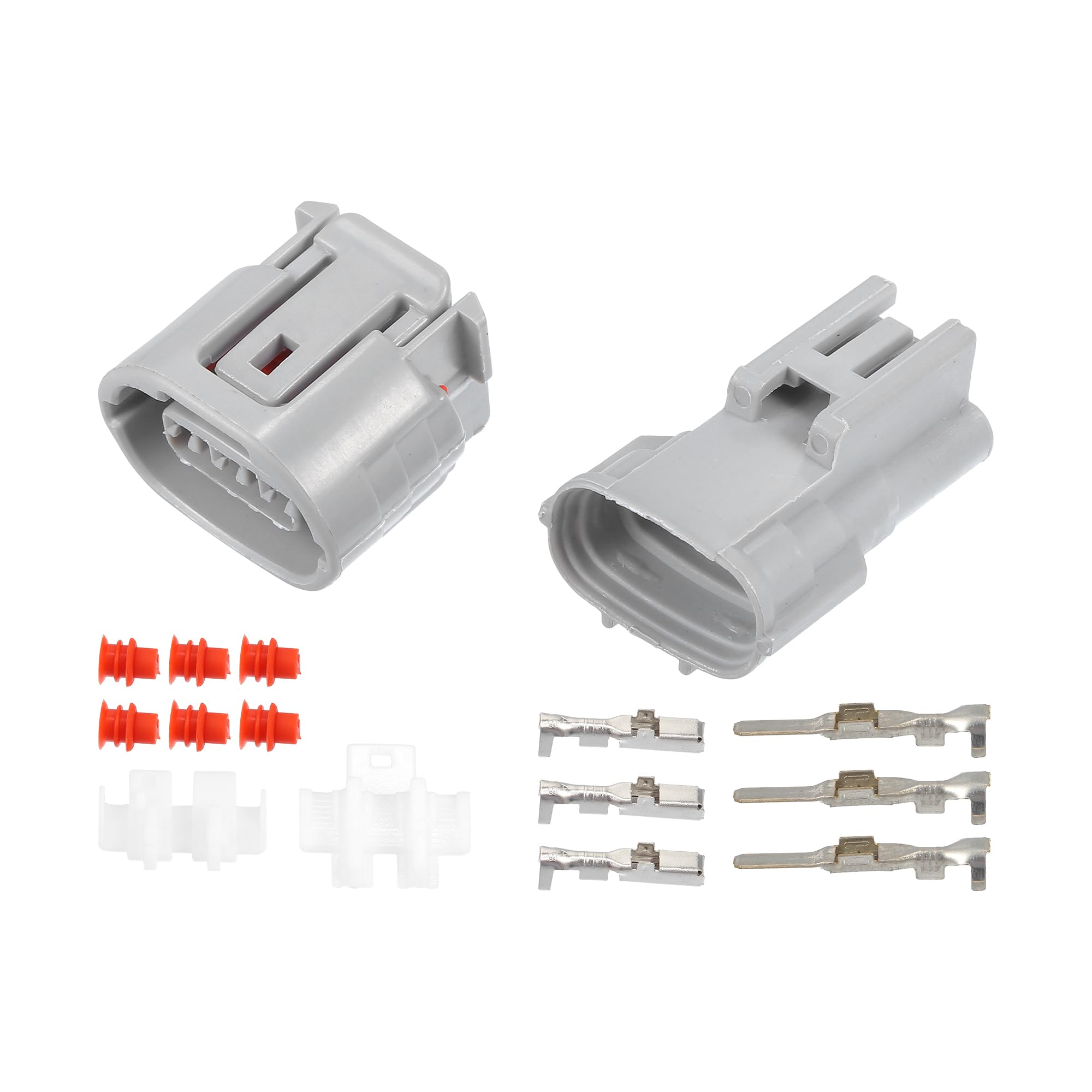 

X AUTOHAUX TS Alternator Connector Adapter Male and Female Plug серый