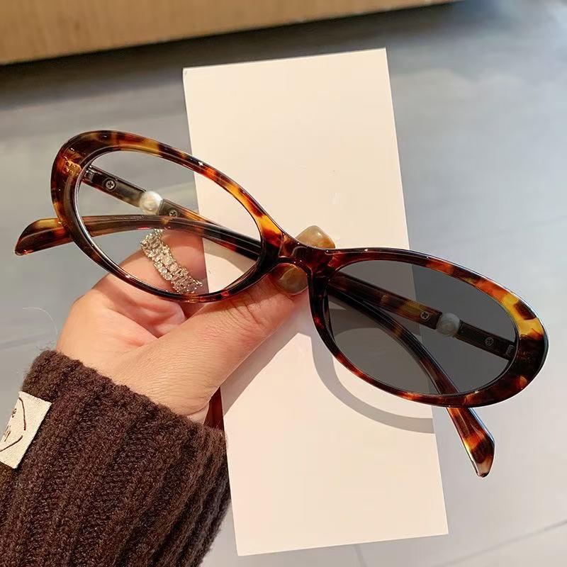 Retro Oval Frame Photochromic Myopia Glasses Women's INS Style High Definition Comfort Eyewear Minus Diopter 0 To -4.0