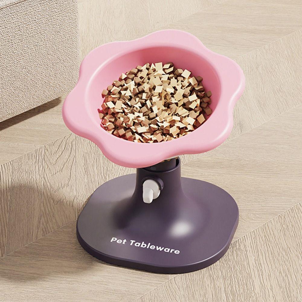 Höhenverstellbarer Winkel Hundenapf Nackenschonende Haustiernäpfe Stabiler Katzennapf