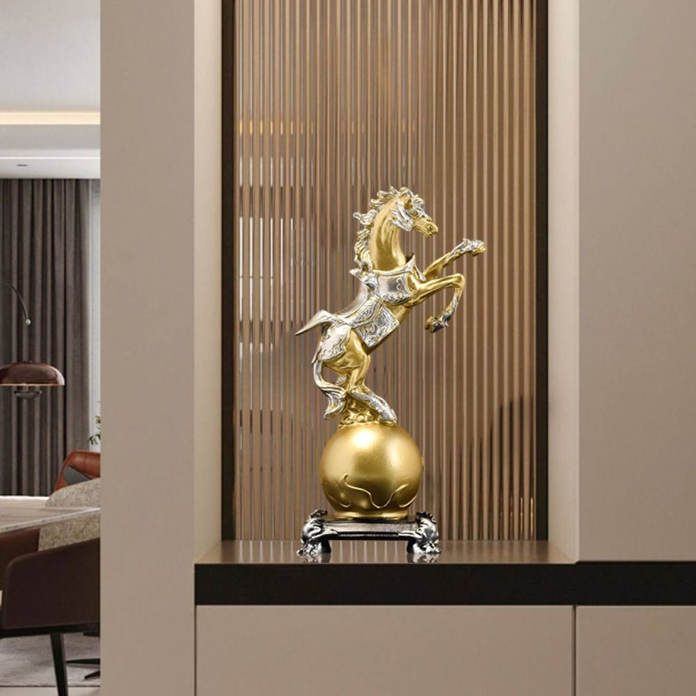 Art Horse Ornament Handicraft Animal Sculpture Micro Landscape Miniatures Figurine  Living Room