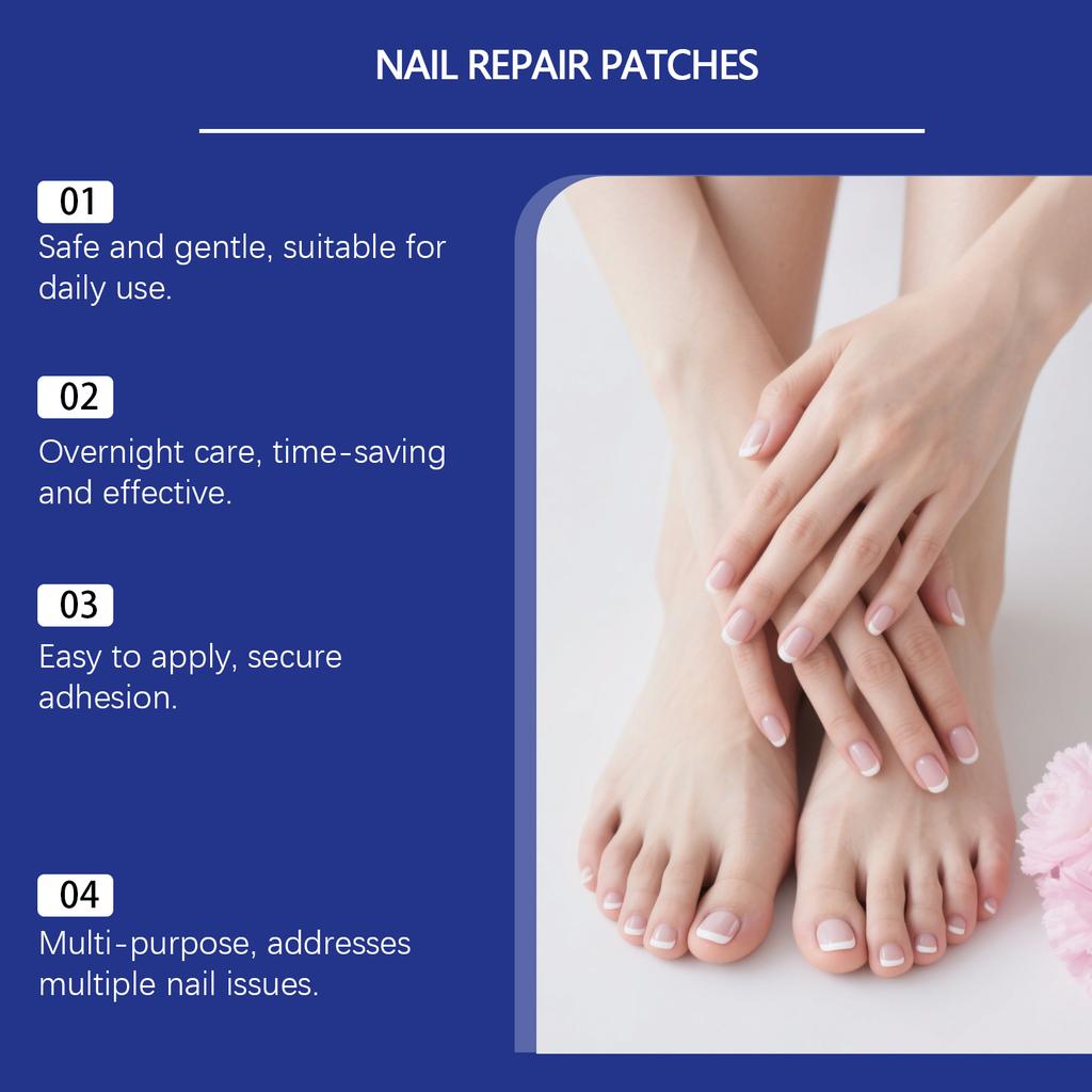 Fungal Nail Hands And Feet Soft Nail Inlaid Nail Thickening Bright Nail Furrow Gray Nail Care Patch .32pcs