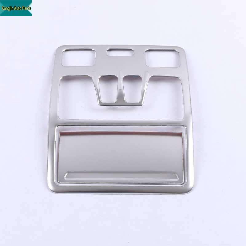 Ford 2019 Focus Innenraum Mod: Silberner Edelstahl-Lautsprecherring für die erste Reihe, Leselicht und Handschuhfach