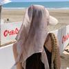 Casual Korean Style Headscarf Baseball Hat Print Hair Scarf Summer Sun Hat Hair Band Neck Protection Strappy Bandana Hat Spring