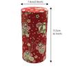 Noguchi Kumataro Tea Garden Tea Caddy, Large Capacity 200g, Yuzen Washi Paper with Inner Lid, Ball and Cherry Blossom Design, Made In Japan, Stylish
