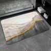 Marmorierung Bereichsteppich Weich Rutschfest Saugfähig Fußmatte Abstrakt Modern Eingangsteppich Fußmatte für Badezimmer Küche Schlafzimmer Wohnzimmer Dekor