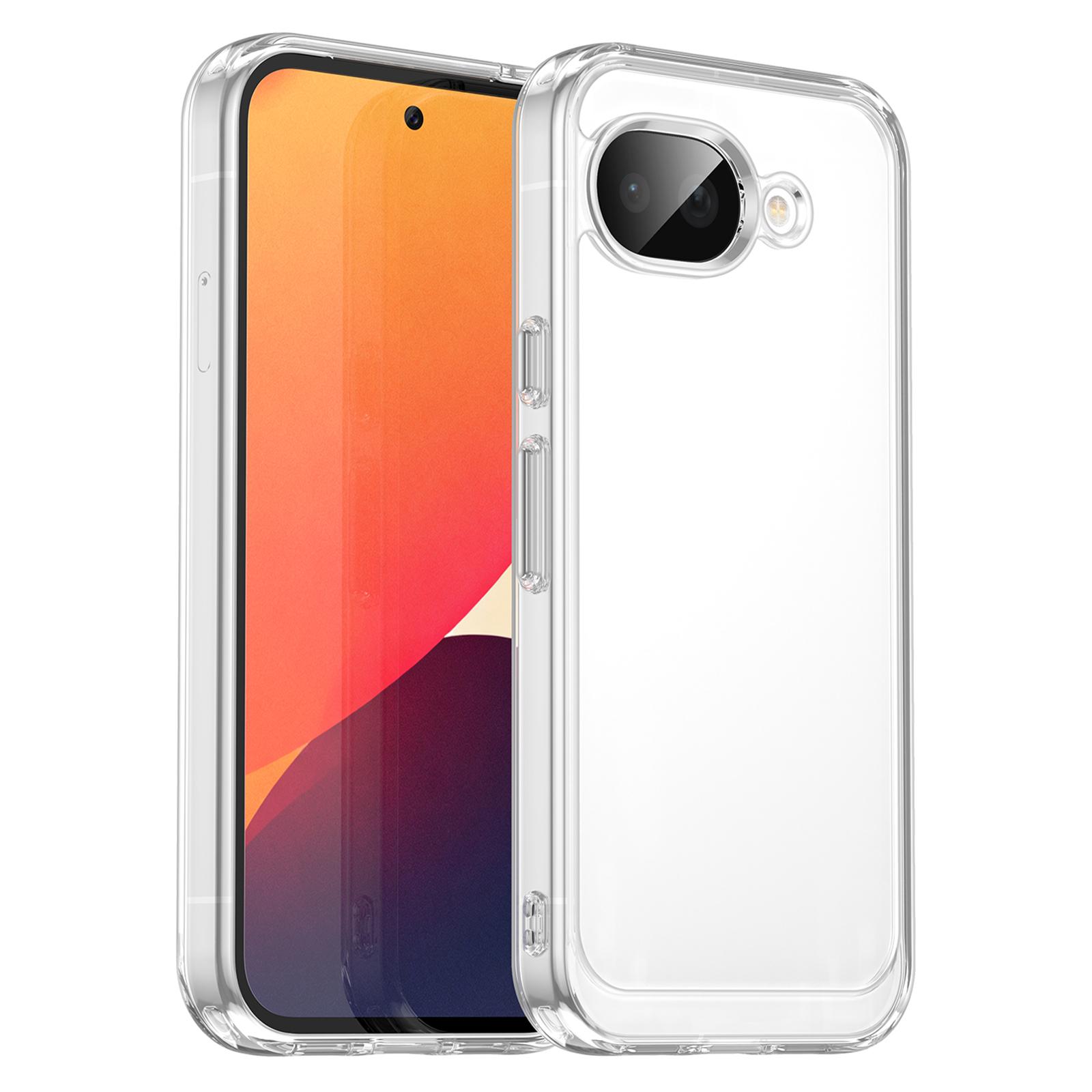 

For Google Pixel 10a Case TPU + Acrylic Protective Clear Phone Cover