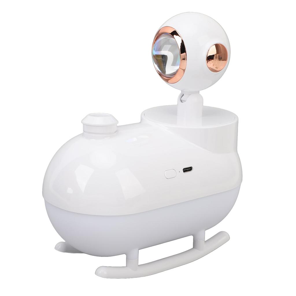 Mini Umidificador de Ar Silencioso Portátil Multifuncional Umidificador de Aroma para Estudo Dormitório 300ml