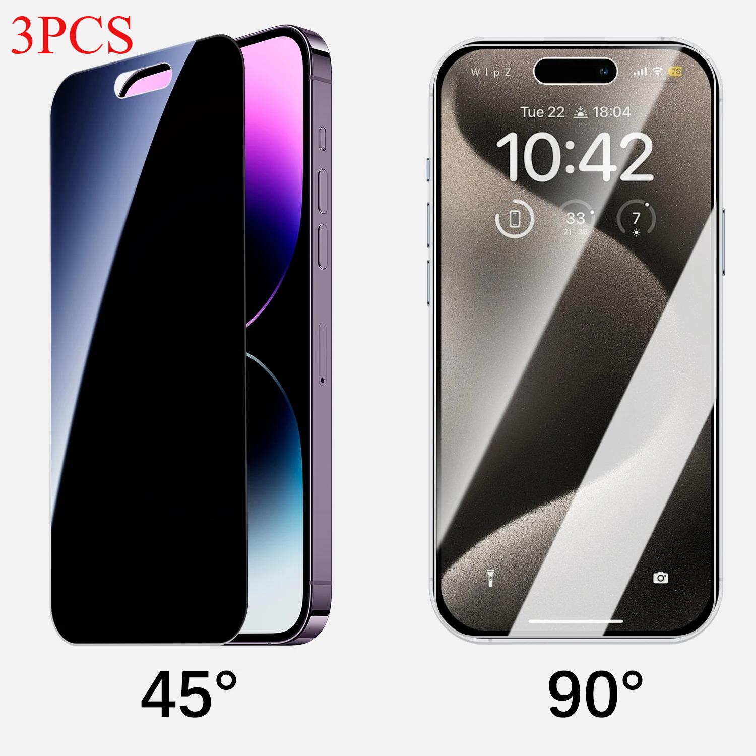 

3 pçs anti espião protetores de tela macia para iphone 17 pro max capa completa privacidade filmes de hidrogel macio para iphone17 17air 17pro iPhone 17 pro max чистий