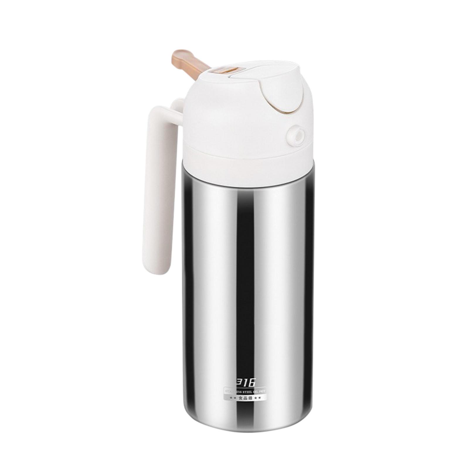 

Распылитель масла из нержавеющей стали, распылитель для заливки двойного назначения, распылитель для бутылки с маслом, спрей, герметичный бытовой соевый соус, горшок с уксусом S серебряный