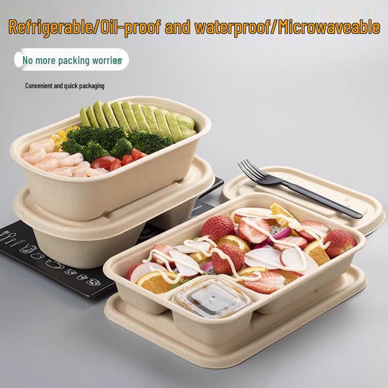 Shouhe Biologisch abbaubare Fächer-Essensboxen
