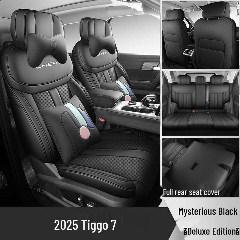 2025-2026 Chery Tiggo 7 7-Seater Full Coverage Car Seat Cover Mat - Four Seasons Usage