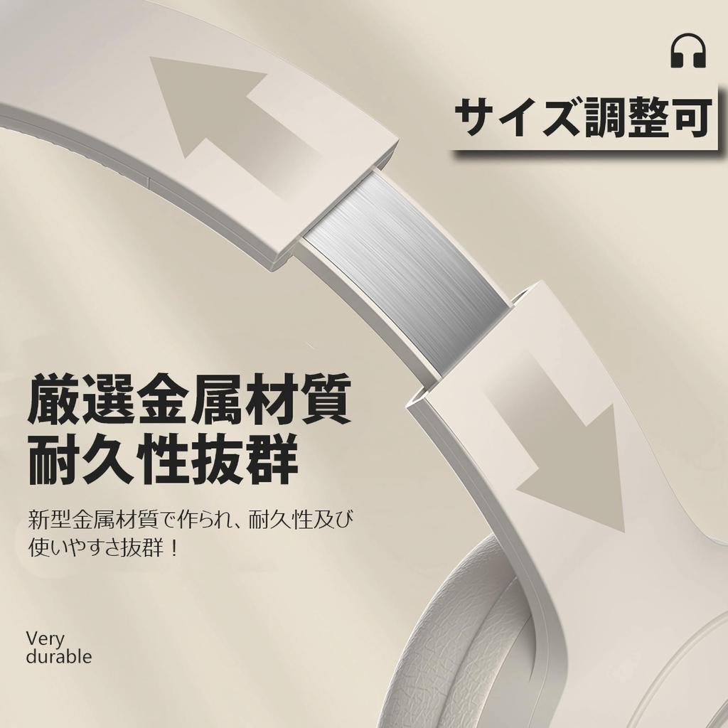 Bluetooth 5.3 Wireless Headphones, Closed-Back, Deep Bass, Over-Ear Headphones with Microphone, Lightweight Design, Foldable, Wired, Wireless, TF