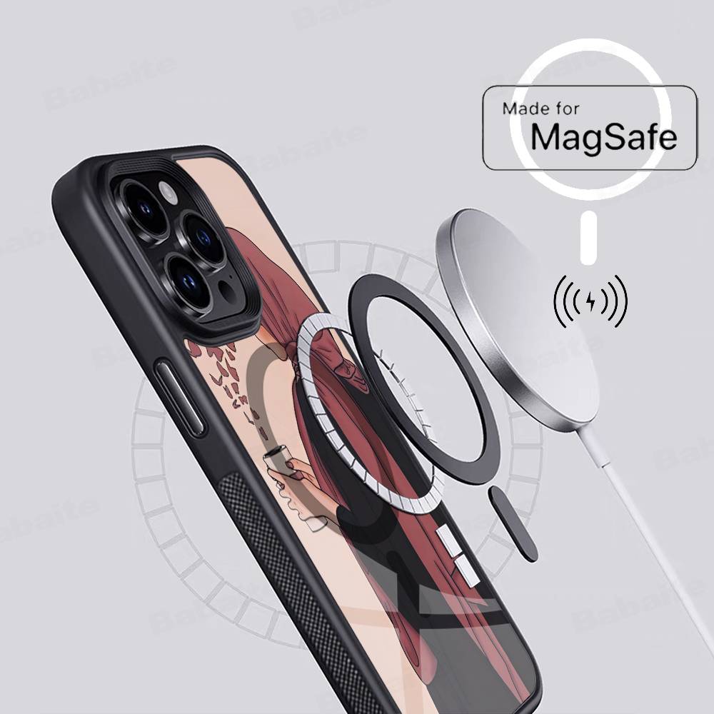 Muslim Arabic Hijab Girl For Magnetic Wireless Phone Case For IPhone 17 16 15 14 Plus 13 12 11 Pro Max