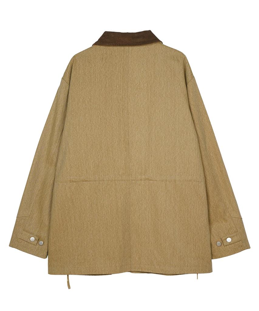 Fdr Work Safari Chore Long Jacket Brown