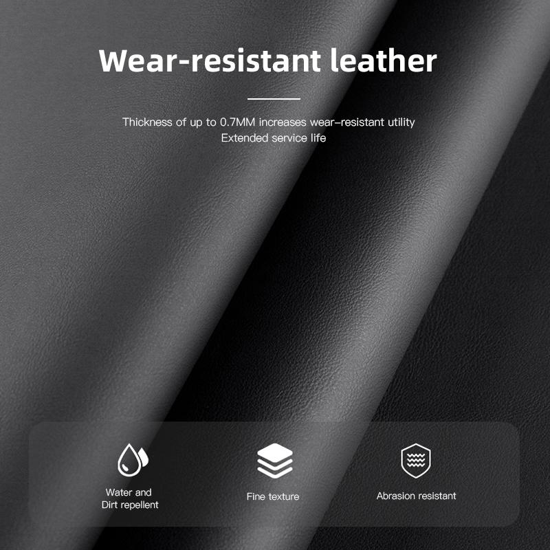 Car Seat Back Leather Protector Kick Mat With Storage Pockets Accessories For BMW G80 G06 G07 G42 G14 G15 G16 F82 F20 / Stickers