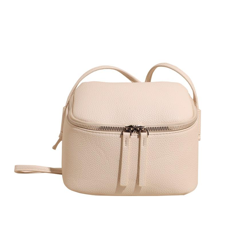 Mångsidig Nischdesign Enkel Bärbar Boxväska Damtrend Utländsk Stil Axel Messenger-väska