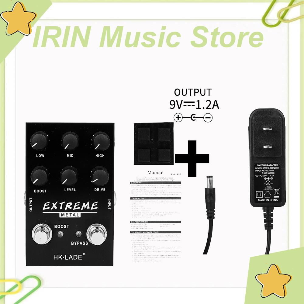 IRIN Guitar Effect Pedal 10 BAND EQ Equalizer/Extreme Metal Distortion/MAXIMUM Overdrive Electric Guitar Pedal True Bypass