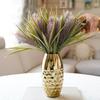 Metal Hammered Vase for Home Decor, Golden