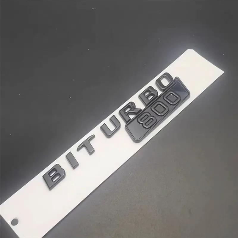 Car BITURBO 700 800 900 Side Fender Trunk Body Badge Emblem Decals Sticker for Mercedes-Benz Brabus G Class G700 G800 G900 W463