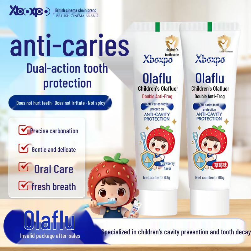 XBOXPO Children s Olaflur Fluoride Toothpaste