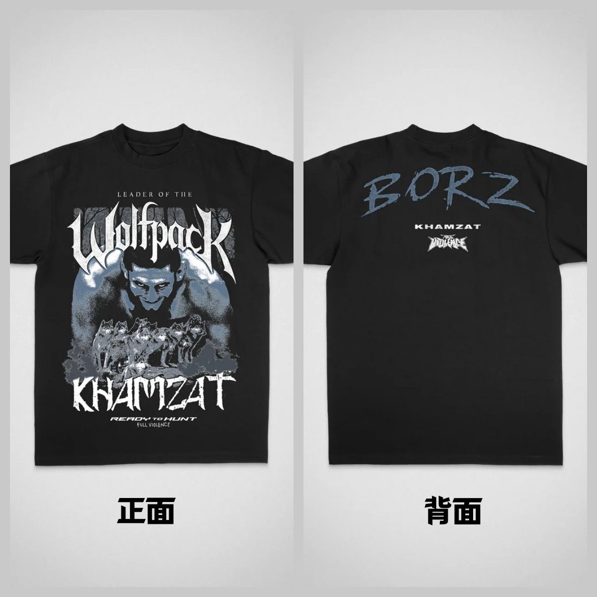 

Chimaev Same Wolf Pack Classic Print Mixed Martial Arts Summer Outdoor Mens and Womens Sports Training Shortsleeved Tshirt 4XL