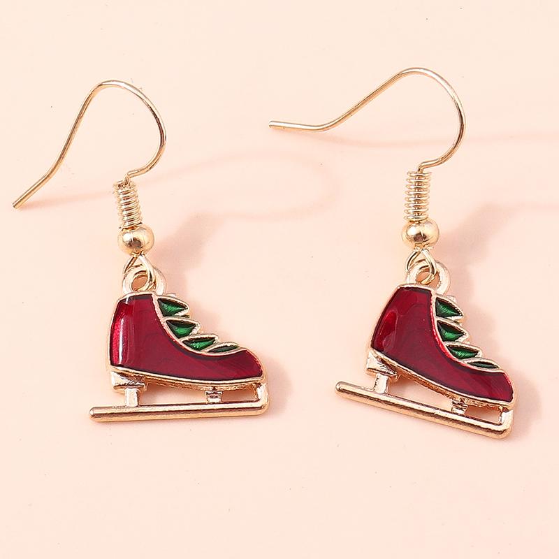 New Fashion Mix Styles Merry Christmas Drop Earrings for Women Christmas Tree Deer Santa Dangle Earrings New  Jewelry Gifts