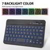 10-Inch Seven-Color Backlit Bluetooth Keyboard & Mouse Set for Mobile Phones & Tablets