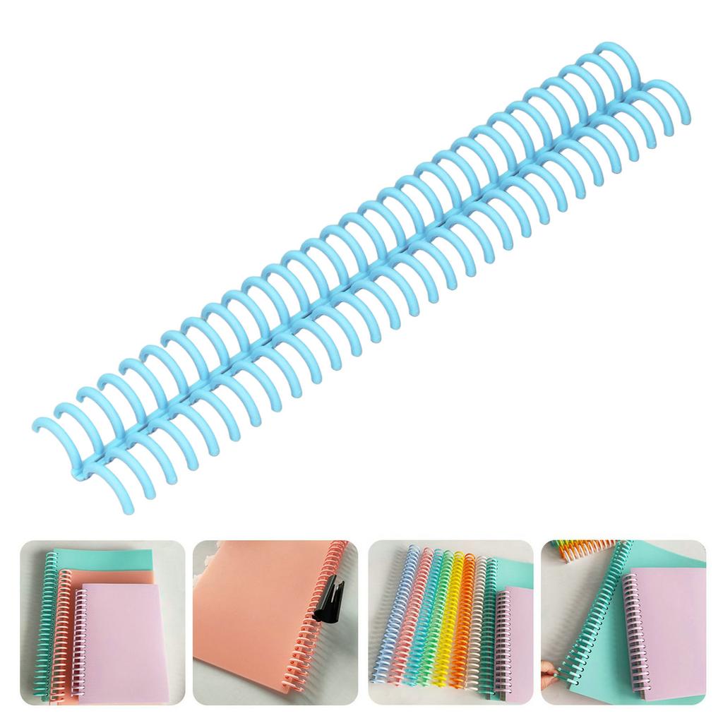 10 Pcs Binding Comb 19mm 30 150 Sheet Capacity Plastic Comb Binding Spines for B5 Paper