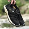 Fashion Casual Leather Men's Shoes Lightweight Sneakers Breathable Outdoor Shoes New Design Male Hiking Shoes Versatile OutdoorTrainers