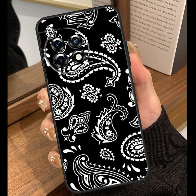 Bandana Seamless Pattern Case For OnePlus 15 13 12 11 10 15R 13R 12R 10T 13T OnePlus Nord 5 CE 4 3 Lite N20 N30 Cover