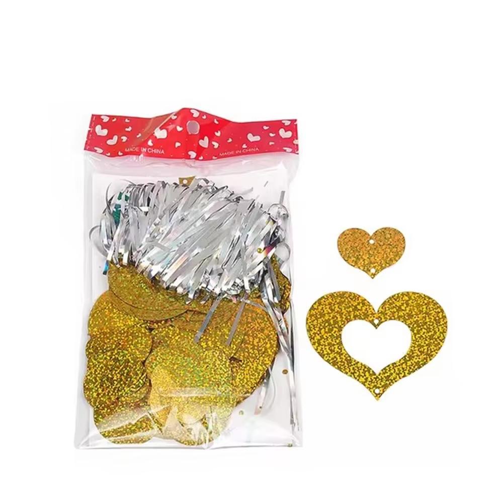 100pcs Wedding Birthday Party Decoration Decoration Balloon Rain Silk Sequin Pendant Wedding Supplies Wedding Room Decoration