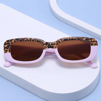 Children'S Sunglasses Box Personalized Leopard Print Color Matching Anti-Ultraviolet Glasses Tide Sunglasses Source