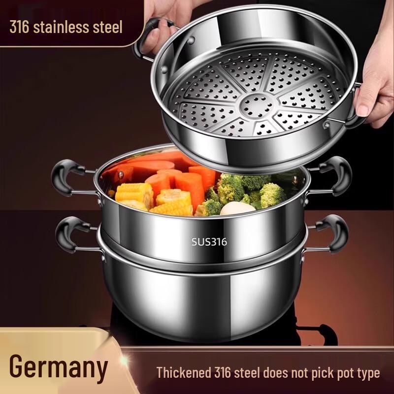 316 Stainless Steel Food Steamer