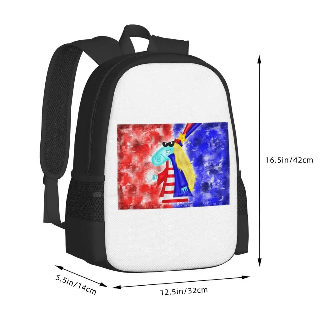 Would You Like Some Tea ? Pattern Design Laptop Travel School Bags Rayman Andrew Tea Teensy