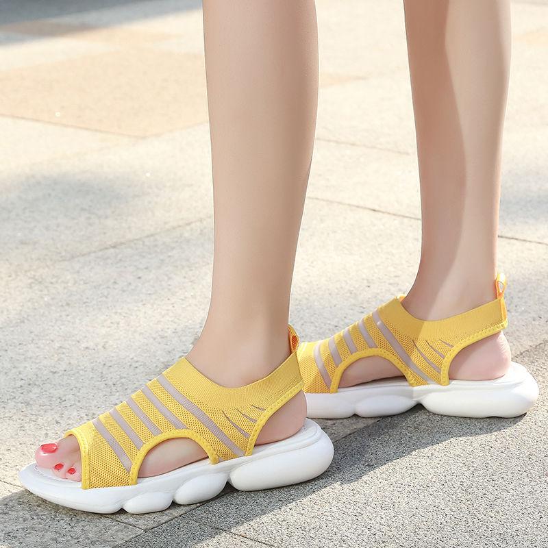 Sports Sandals Women Spring Summer Beach Slippers Korean Fashion Wild Casual Flat Shoes Home Outdoor Sandals Slippers