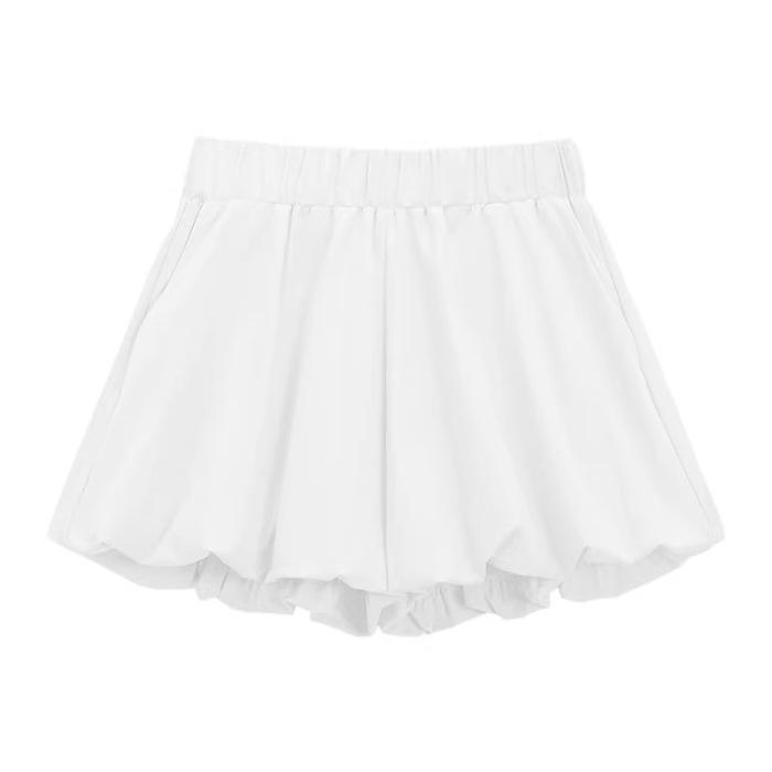 Women's Summer High-Waist Pleated Skort - Slimming, Girly Style, New Arrival