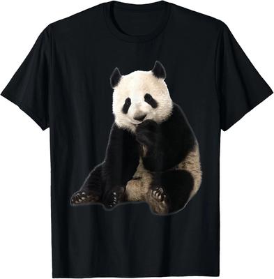 Orso Panda Bianco e Nero Carino - T-shirt I Love Animal Bears