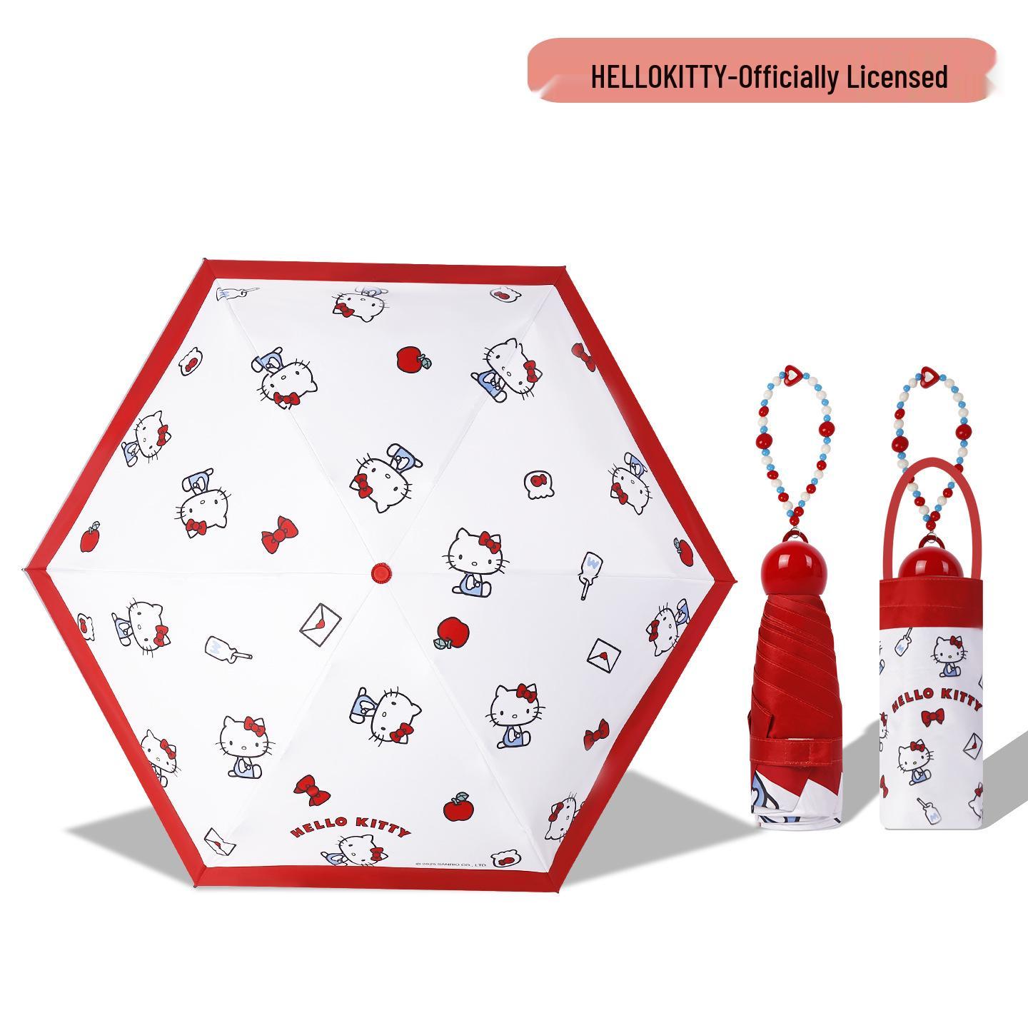 Солнцезащитный зонт Hello Kitty - Скидка 50%, Ультралегкий, Портативный, Милый дизайн, Зонт с защитой от УФ