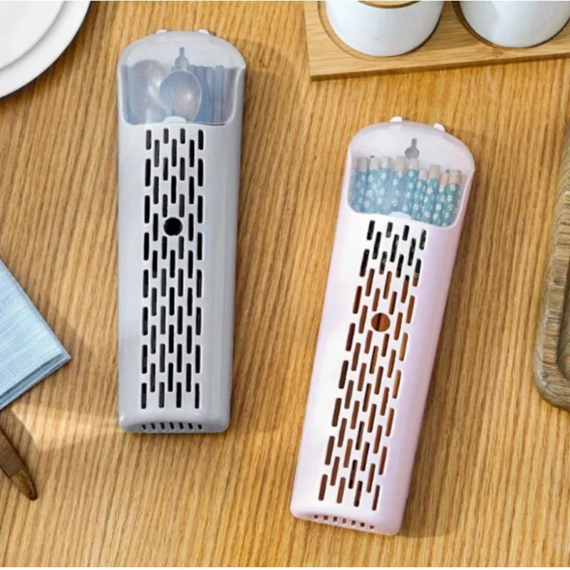 1PC Plastic Kitchen Cutlery Storage Box Utensil Holder Knife Fork Spoon Chopsticks Drying Rack Organizer Tableware Drainer