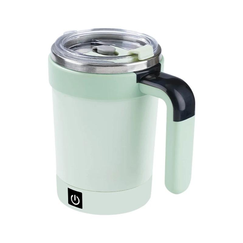 Automatic Stirring Cup Rechargeable Magnetic Mixer Electric Stirring Mugs Stainless Steel Coffee Mug Rotating Magnetic Tumbler